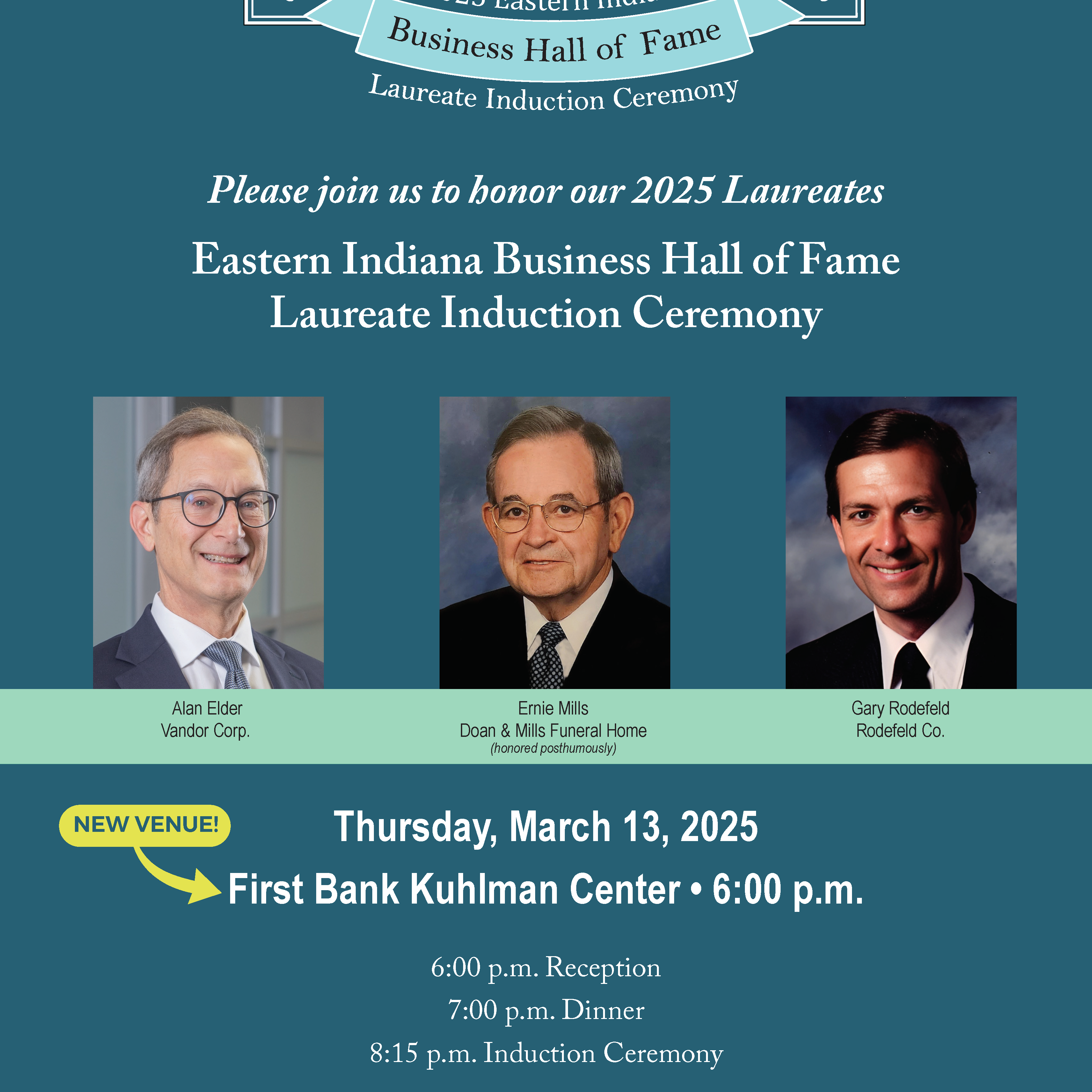 2026 Eastern Indiana Business Hall of Fame - logo